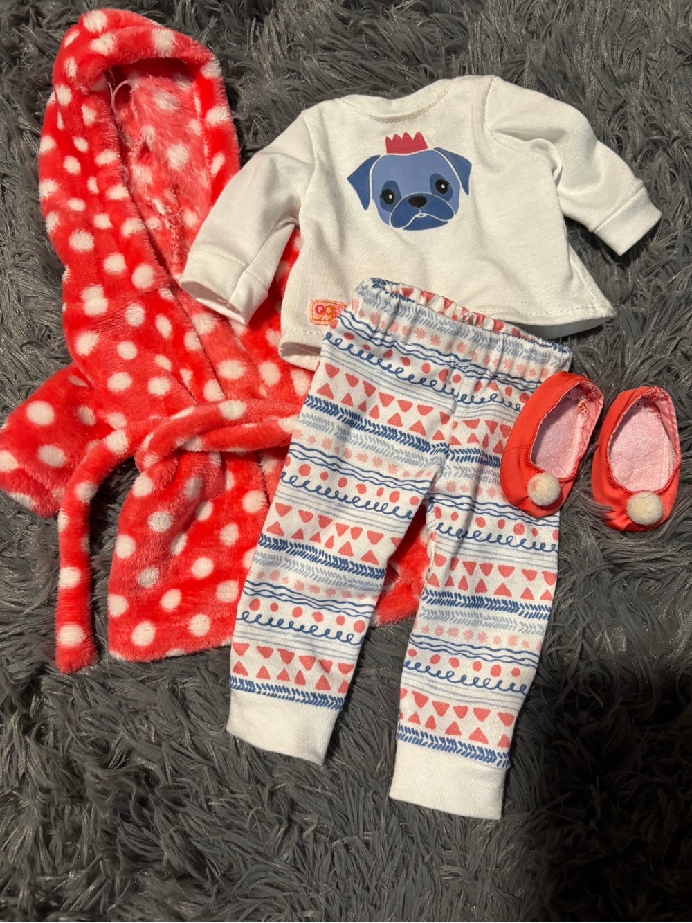 Our Generation 18” doll pajama/sleepwear set!